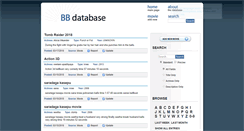 Desktop Screenshot of bbdatabase.com